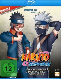 Naruto Shippuden - Der vierte große Shinobi Weltkrieg - Obito Uchiha/Uncut - Staffel 18.2: Folgen 60 Cover