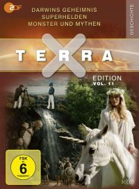 Terra X - Edition Vol. 11: Darwins Geheimnis / Superhelden / Monster und Mythen Cover