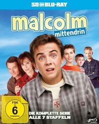 Malcolm mittendrin - Die komplette Serie (Staffel 1-7)  Cover
