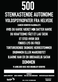 DVD 500 Stenkastende Astende Autonome Voldspsykopater Fra Helvede