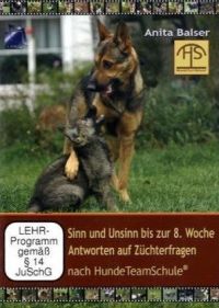 DVD Sinn und Unsinn bis zur 8. Woche - Antworten auf Zchterfragen nach HundeTeamSchule